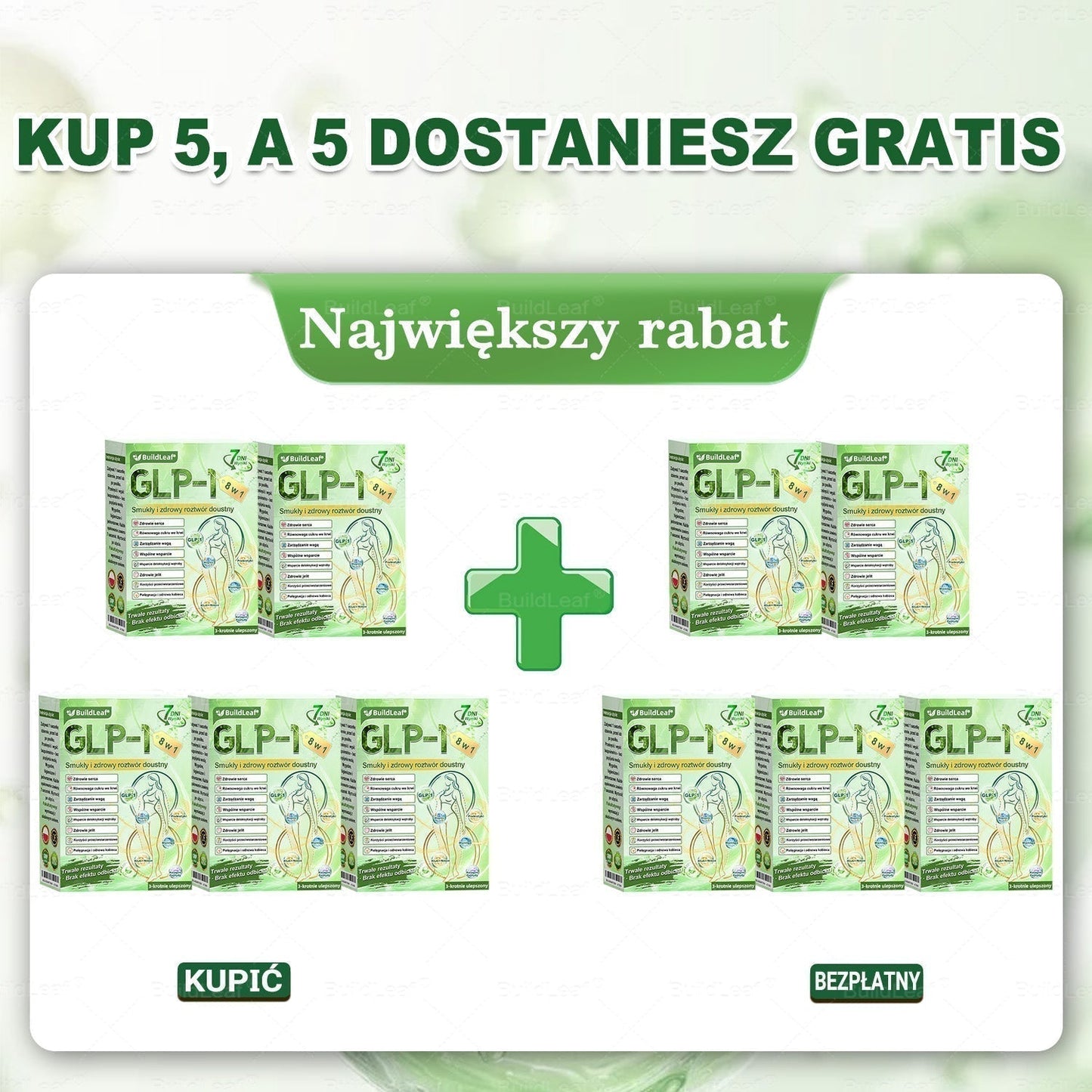 A♻️𝖮𝖋𝗶𝗰𝗷𝗮𝗹𝗻𝘆 𝘀𝗸𝗹𝗲𝗽 | 👩‍⚕️𝘽𝙪𝙞𝙡𝙙𝙇𝙚𝙖𝙛® 𝗚𝗟𝗣-𝟭 𝟖-w-𝟭 Smukły i zdrowy roztwór doustny (𝑟𝑎𝑧 𝑑𝑧𝑖𝑒𝑛𝑛𝑖𝑒, 𝑟𝑒𝑧𝑢𝑙𝑡𝑎𝑡𝑦 𝑤 7 𝑑𝑛𝑖),Wspiera odchudzanie, serce, cukrzycę, sen, jelita, stawy, a także ujędrnia skórę i dodaje energii
