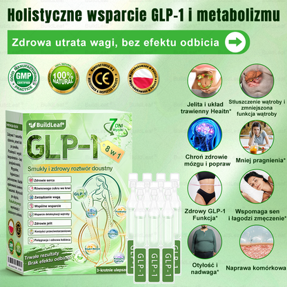 A♻️𝖮𝖋𝗶𝗰𝗷𝗮𝗹𝗻𝘆 𝘀𝗸𝗹𝗲𝗽 | 👩‍⚕️𝘽𝙪𝙞𝙡𝙙𝙇𝙚𝙖𝙛® 𝗚𝗟𝗣-𝟭 𝟖-w-𝟭 Smukły i zdrowy roztwór doustny (𝑟𝑎𝑧 𝑑𝑧𝑖𝑒𝑛𝑛𝑖𝑒, 𝑟𝑒𝑧𝑢𝑙𝑡𝑎𝑡𝑦 𝑤 7 𝑑𝑛𝑖),Wspiera odchudzanie, serce, cukrzycę, sen, jelita, stawy, a także ujędrnia skórę i dodaje energii