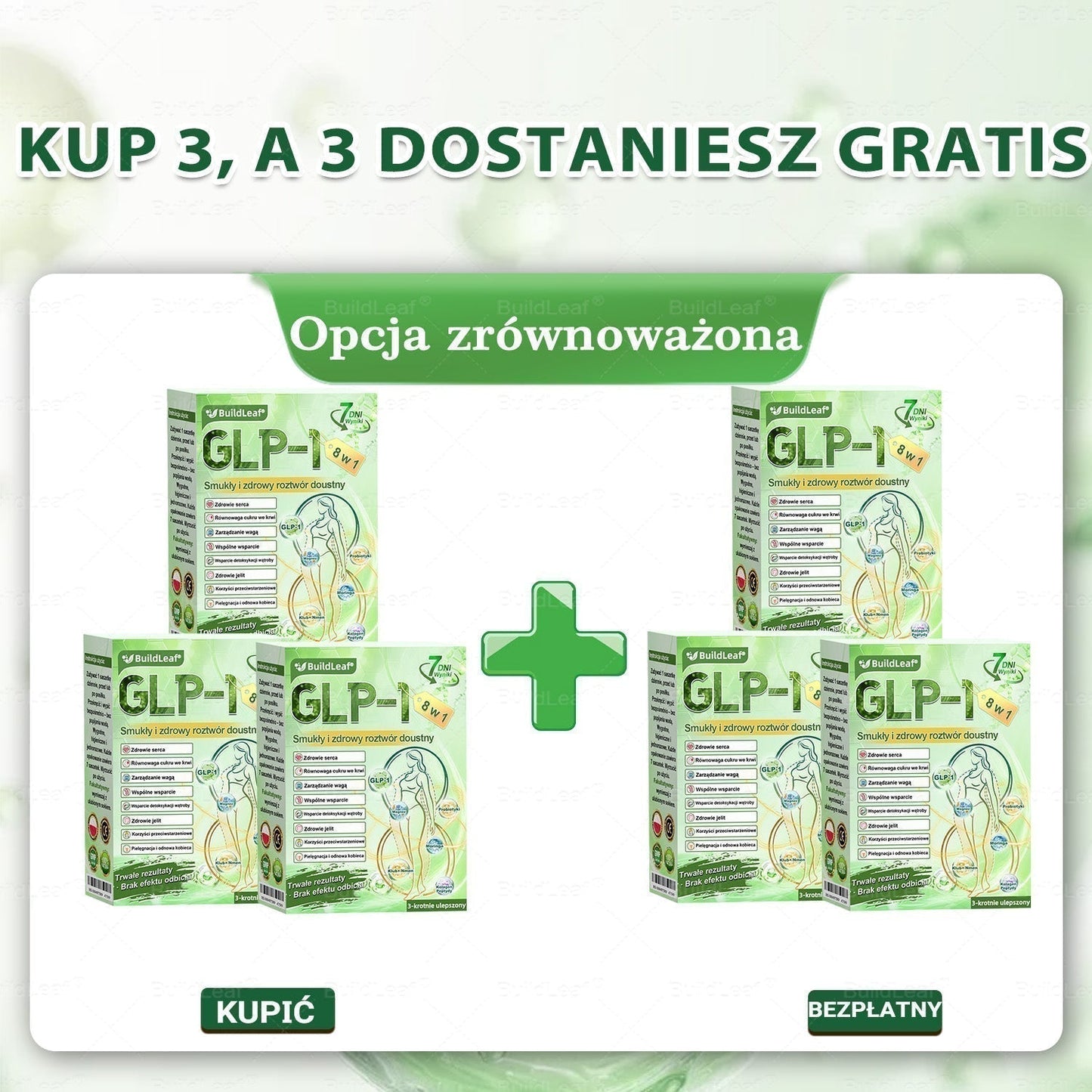 A♻️𝖮𝖋𝗶𝗰𝗷𝗮𝗹𝗻𝘆 𝘀𝗸𝗹𝗲𝗽 | 👩‍⚕️𝘽𝙪𝙞𝙡𝙙𝙇𝙚𝙖𝙛® 𝗚𝗟𝗣-𝟭 𝟖-w-𝟭 Smukły i zdrowy roztwór doustny (𝑟𝑎𝑧 𝑑𝑧𝑖𝑒𝑛𝑛𝑖𝑒, 𝑟𝑒𝑧𝑢𝑙𝑡𝑎𝑡𝑦 𝑤 7 𝑑𝑛𝑖),Wspiera odchudzanie, serce, cukrzycę, sen, jelita, stawy, a także ujędrnia skórę i dodaje energii