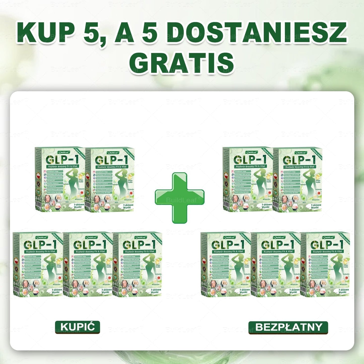 💥Oficjalny sklep Polska | BuildLeaf® GLP-1 8-w-1 Fit & Vital Rozwiązanie (Jednorazowe dziennie, widoczne zmiany w ciągu 7 dni) ✅ Otyłość, zdrowie sercowo-naczyniowe, cukrzyca, bezdech senny, zdrowie jelit, problemy ze stawami i inn）